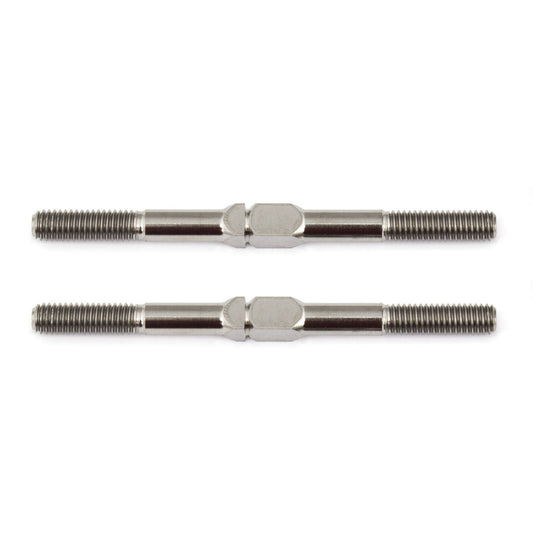 AE1403 - Associated Electrics FT Titanium Turnbuckles, M3x42mm / 1.65&quot;, silver