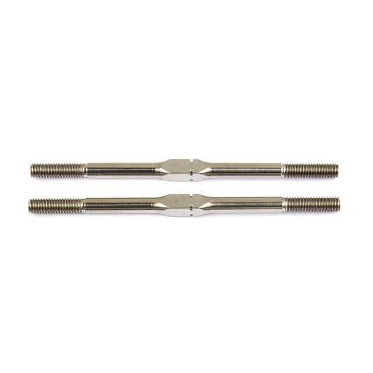 AE1407 - Associated Electrics FT Titanium Turnbuckles, 3x58mm / 2.30&quot;, silver