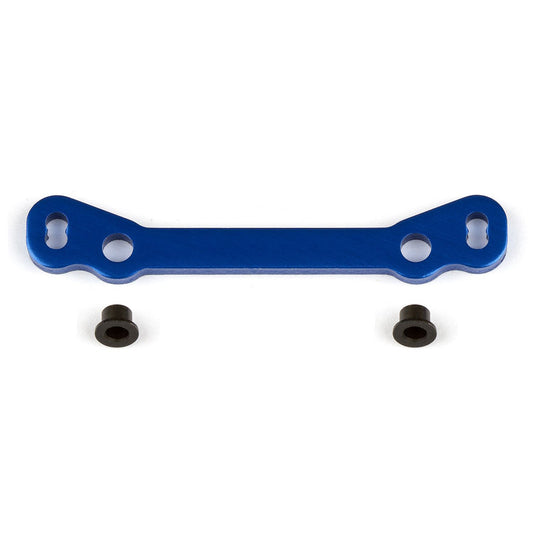 AE21509 - Team Associated Steering Plate, blue aluminum