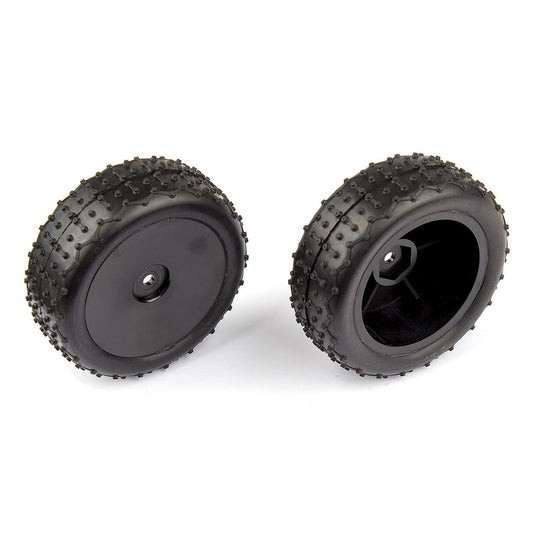 AE21539 - Team Associated Front Narrow Mini Pin Tires, mounted