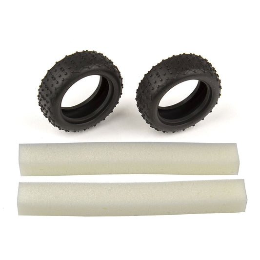 AE21547 - Team Associated Narrow Mini Pin Tires, with inserts