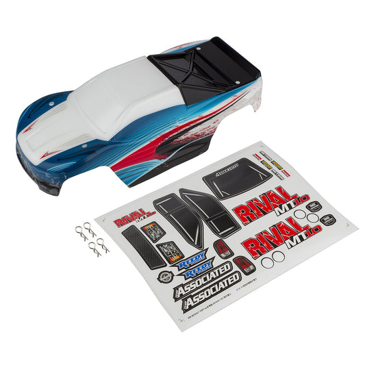 AE25839 - Team Associated RIVAL MT10 Body, red / blue