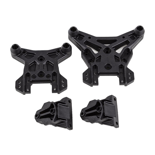 AE25909 - Team Associated RIVAL MT8 Shock Towers and Center Brace Mounts