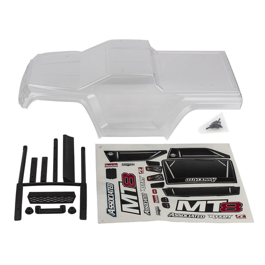 AE25922 - Team Associated RIVAL MT8 Body Set, clear