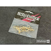 BDBC-88GO - Bittydesign Clips Kit for Big scale model cars (1/5 - 1/6 - 1/7 - 1/8) - Gold, 8 pcs.