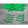 BDBC-88GR - Bittydesign Clips Kit for Big scale model cars (1/5 - 1/6 - 1/7 - 1/8) - Green, 8 pcs.