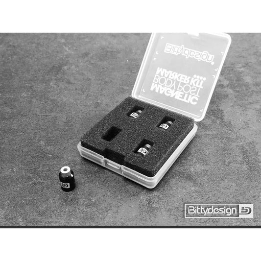 BDBPMK8-B - Bittydesign Magnetic Body Post Marker Kit - Big Scale - Black