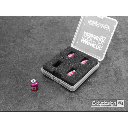 BDBPMK8-P - Bittydesign Magnetic Body Post Marker Kit - Big Scale - Pink