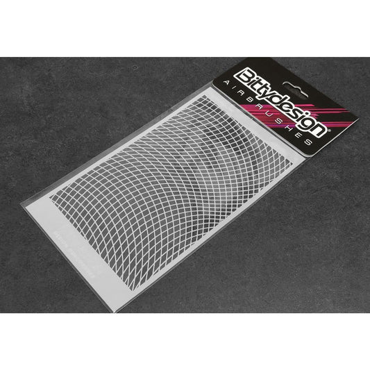 BDSTC-015 - Bittydesign Vinyl Stencil - Wave mesh