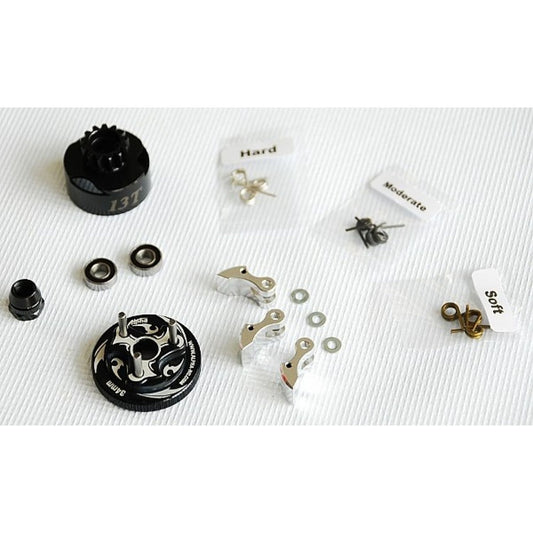 E64-BUB2113 - Alpha Plus 13T Vented Clutch Bell Combo Set