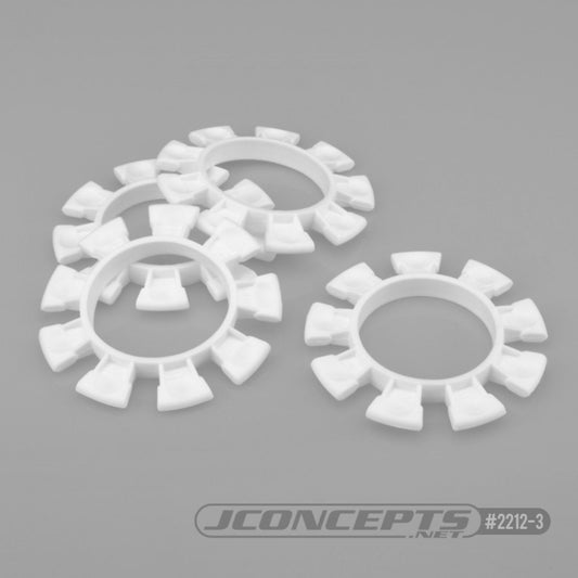 JCO2212-3 - JConcepts Satellite Tire Rubber Bands - White