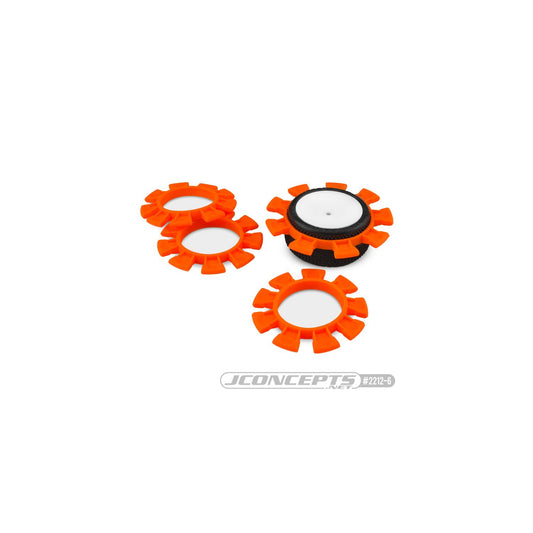 JCO2212-6 - JConcepts Satellite Tire Rubber Bands - Orange