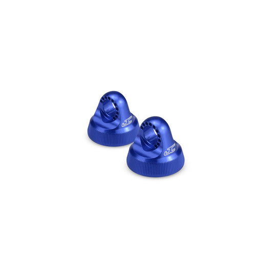 JCO2490-1 - JConcepts Fin - 12mm V2 Shock Cap - Blue