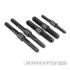 JCO2584B - JConcepts Mugen MBX-8 Fin Titanium Turnbuckle Set - Black