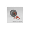 JCO2651-6 - JConcepts Tribute | Aggressor Wheel Mock Beadlock Rings - Orange