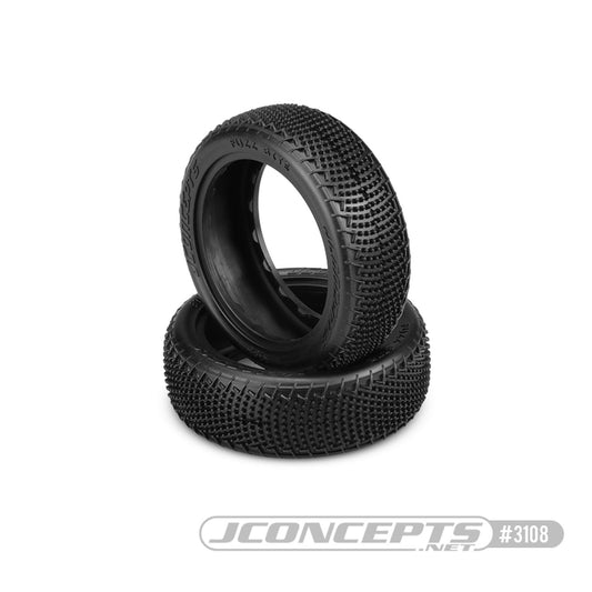 JCO3108-010 - JConcepts Fuzz Bite LP 4wd Front - Pink / Medium Soft Compound - 2pc.