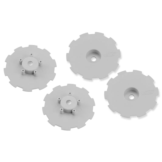 JCO3344WD - JConcepts Hazard - SC10 | SC10B | SC5M 4x4 - Wheel Dish - White - 4pc.