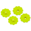 JCO3344YD - JConcepts Hazard - SC10 | SC10B | SC5M 4x4 - Wheel Dish - Yellow - 4pc.