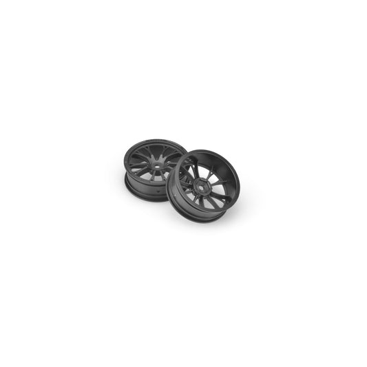 JCO3399B - JConcepts Tactic - Street Eliminator Front Wheel 2.2&quot; - Black - 2pc.