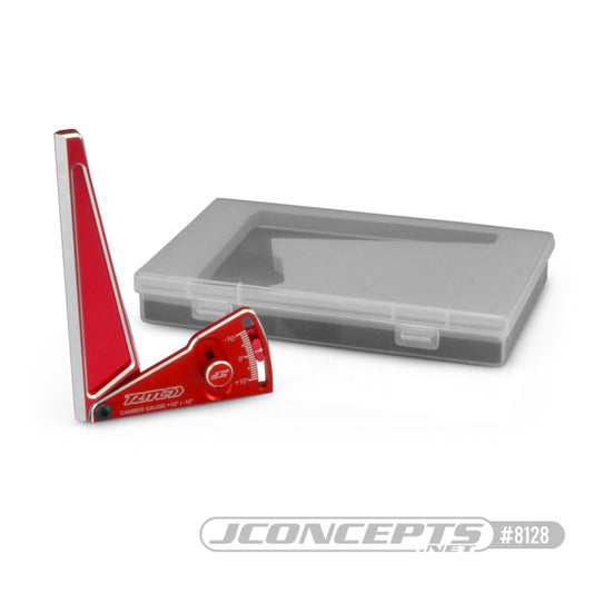 JCO8128 - JConcepts RM2 Aluminum Camber Gauge 120mm - Red