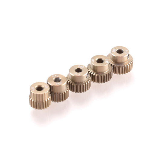 RP-0047 - RUDDOG 64dp Aluminium Pinion 5-Pack Even (22,24,26,28,30T)