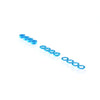 RP-0110-LBL - RUDDOG 3mm Washer Set Light Blue (0.5mm/1.0mm/2.0mm)