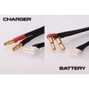 RP-0216 - RUDDOG 4S Charging Lead 40cm (4/5mm,4S-XH)(4mm,5PIN-XH)